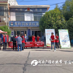 驻马店市新蔡县李桥回族镇开展国家安全日暨平安建设宣传活动