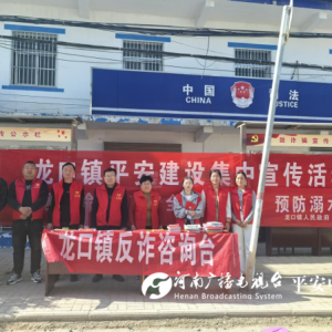驻马店市新蔡县龙口镇开展平安建设宣传行动 共筑安全防线