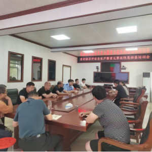 驻马店市新蔡县棠村镇召开安全生产暨重大事故隐患排查培训会