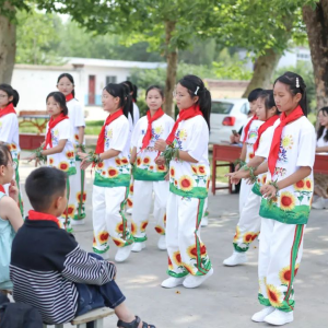 驻马店市正阳县王大塘小学的暖心六一儿童节