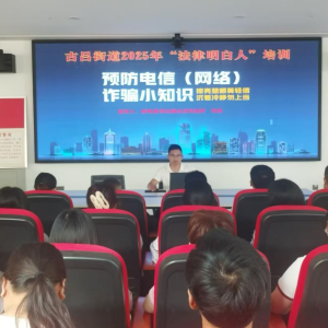 驻马店市新蔡县古吕司法所：谨防电信诈骗 共筑安全社区