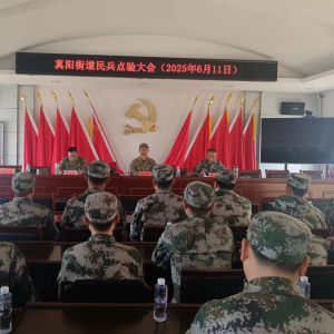 张俊涛赴驻马店市正阳县真阳街道举行“应急排”民兵点验