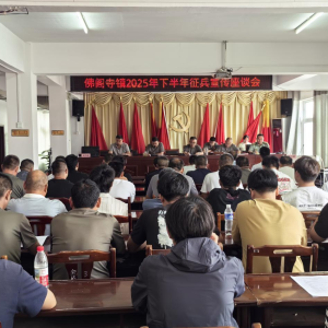 驻马店市新蔡县佛阁寺镇召开2025年下半年征兵宣传座谈会