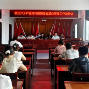 驻马店市新蔡县杨庄户乡召开严重精神障碍患者服务管理工作推进会