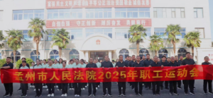 强体魄铸法魂 孟州市法院举办2025年度职工运动会
