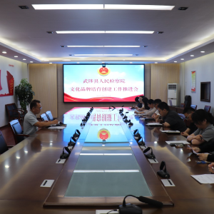 焦作市武陟县检察院组织召开文化品牌培育创建工作推进会