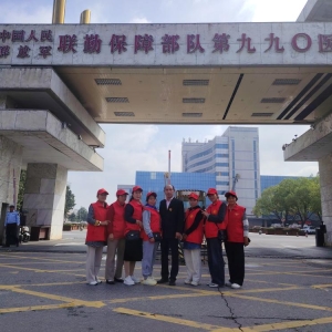 驻马店市正阳县爱心团队爱心献到新蔡县