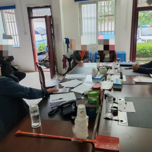 驻马店市新蔡县黄楼司法所：因借款朋友反目 经调解握手言和