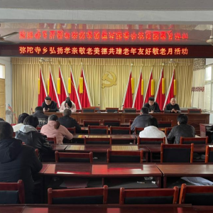 新蔡县弥陀寺乡开展弘扬孝亲敬老美德共建老年友好敬老月活动