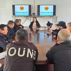 驻马店市新蔡县顿岗司法所召开10月份人民调解工作例会