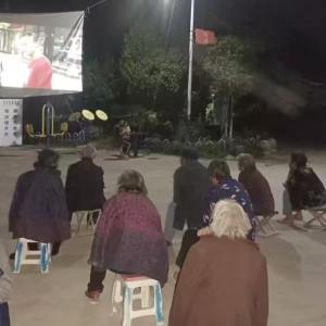 驻马店市新蔡县化庄乡电影入村助推移风易俗