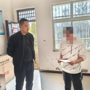 驻马店市新蔡县关津司法所开展刑满释放人员集中走访活动