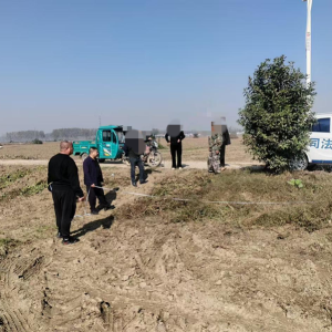 驻马店市新蔡县黄楼司法所人民调解委员会成功化解兄弟土地纠纷