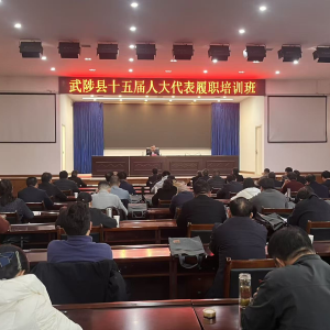 武陟县人大常委会举办人大代表履职培训班