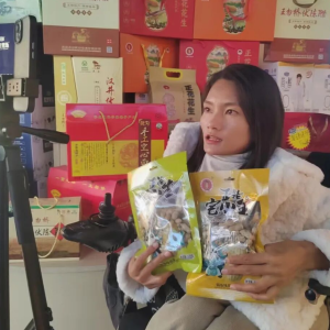 驻马店市正阳县“轮椅女孩”范燕燕“农加会”上显身手