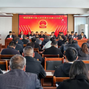 凝心聚力担使命 奋楫扬帆启新程——韩城镇第六届人民代表大会第八次会议胜利召开