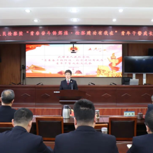 武陟检察：举行“青春奋斗铸辉煌·检察建功有我在”青年干警成长交流会