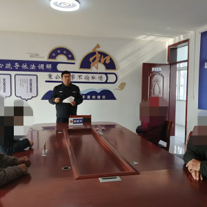 驻马店市新蔡县砖店司法所：打架受伤引纠纷 人民调解来稳控