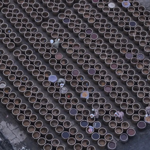 驻马店市正阳县王勿桥伏陈醋：开缸撇醋忙 千年酿醇香