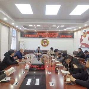驻马店市正阳县政协机关党支部开展主题党日活动
