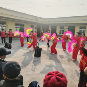 驻马店市正阳县寒冻敬老院多彩活动让老年人新年更快