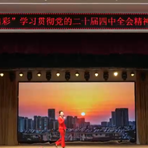 理论润民心 出彩绘新篇——“豫讲豫出彩”学习贯彻党的二十届四中全会精神巡回宣讲活动走进新蔡县