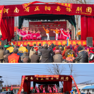 驻马店市正阳县文艺界开展迎新春文艺志愿服务进乡村活动