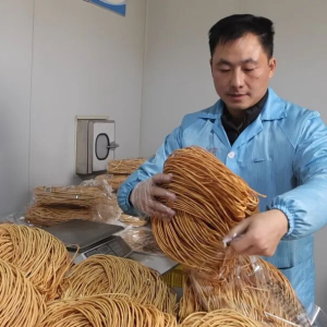 驻马店市正阳县手工馓子云端香飘全国