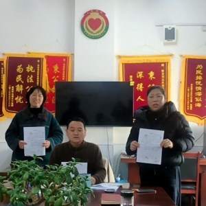 驻马店市正阳县：顽童损车起纠纷 司法调解握手和